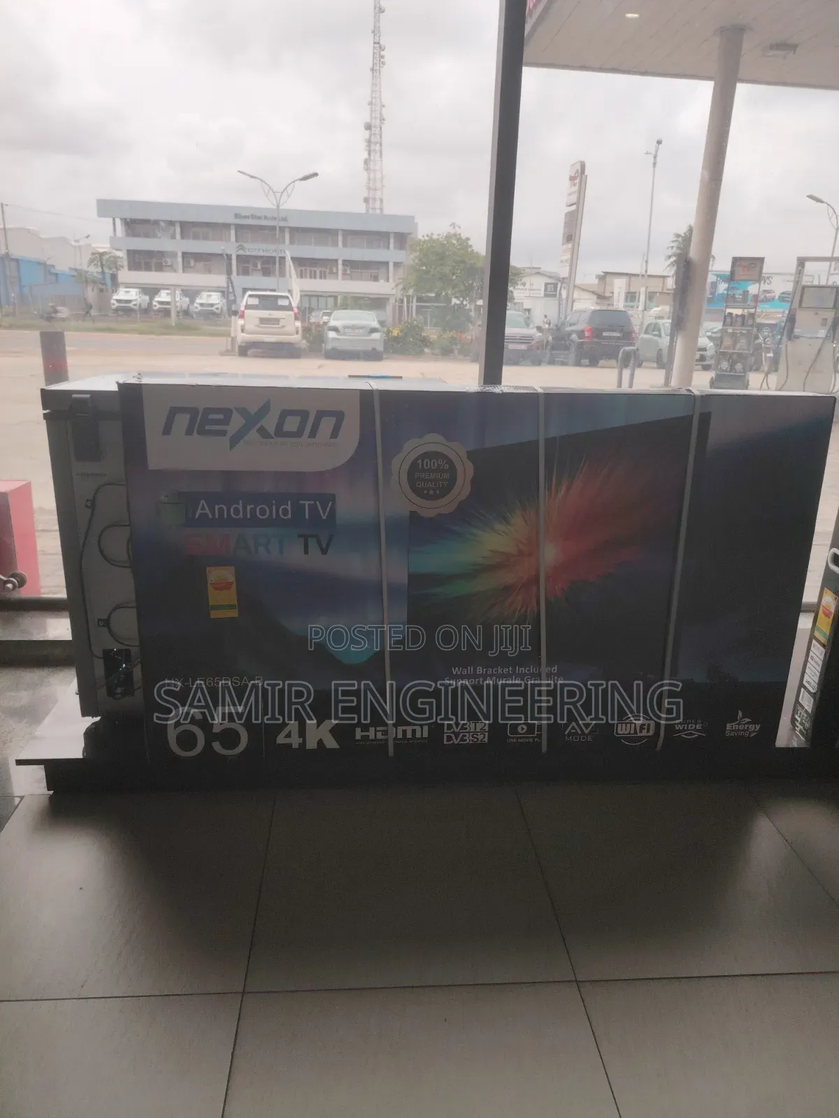 Nexon 65-inch Uhd Smart Android Tv: Your Home Cinema Centerpiece".