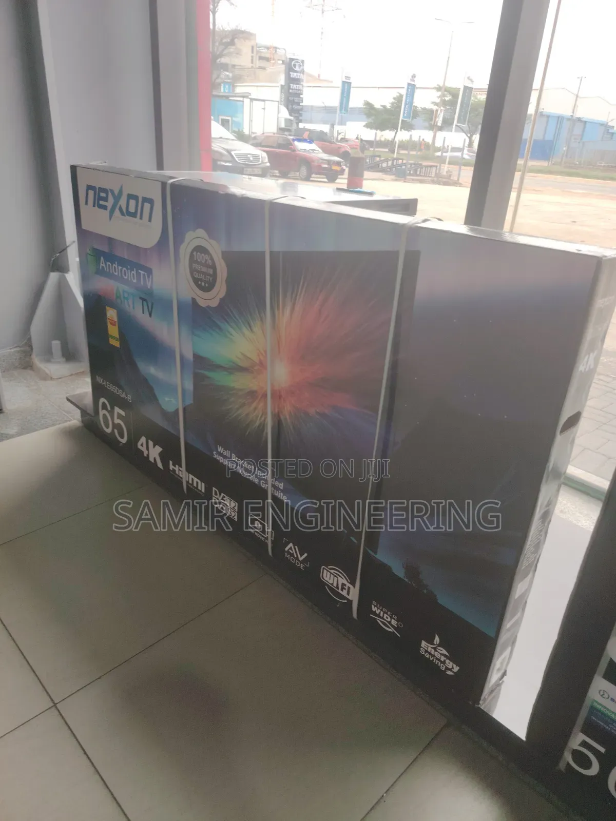Nexon 65-inch Uhd Smart Android Tv: Your Home Cinema Centerpiece".