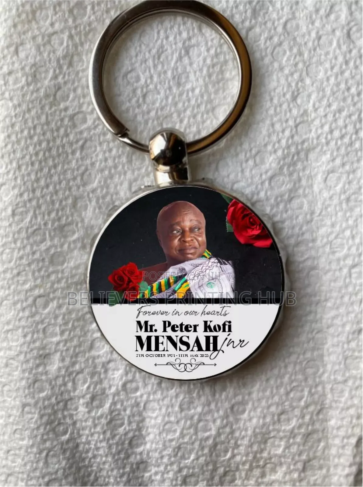Metallic Key Holders Branding