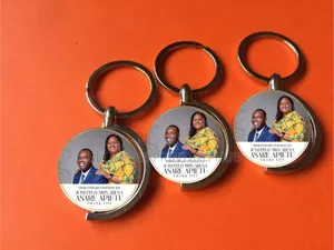 Metallic Key Holders Branding