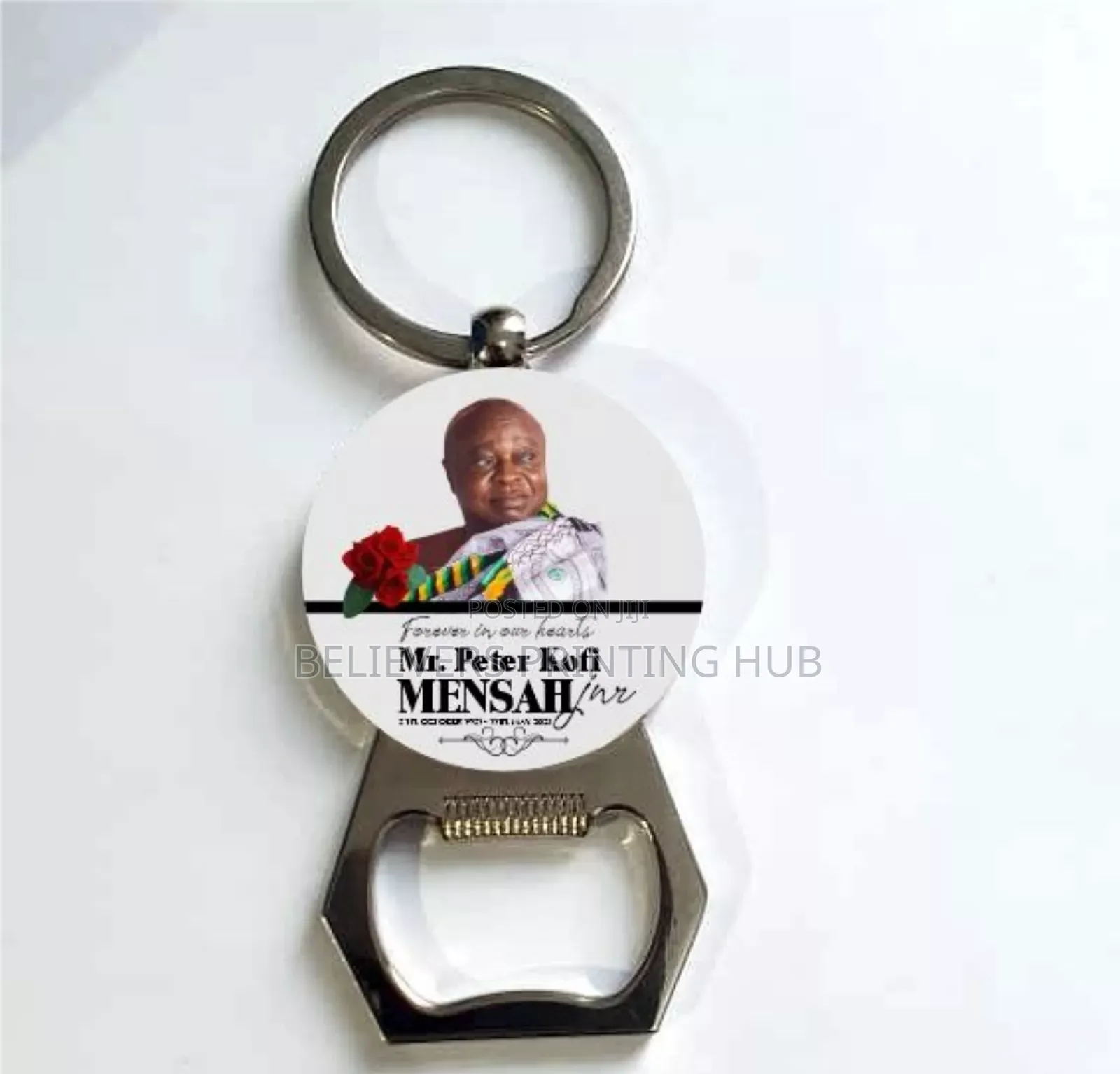 Metallic Key Holders Branding