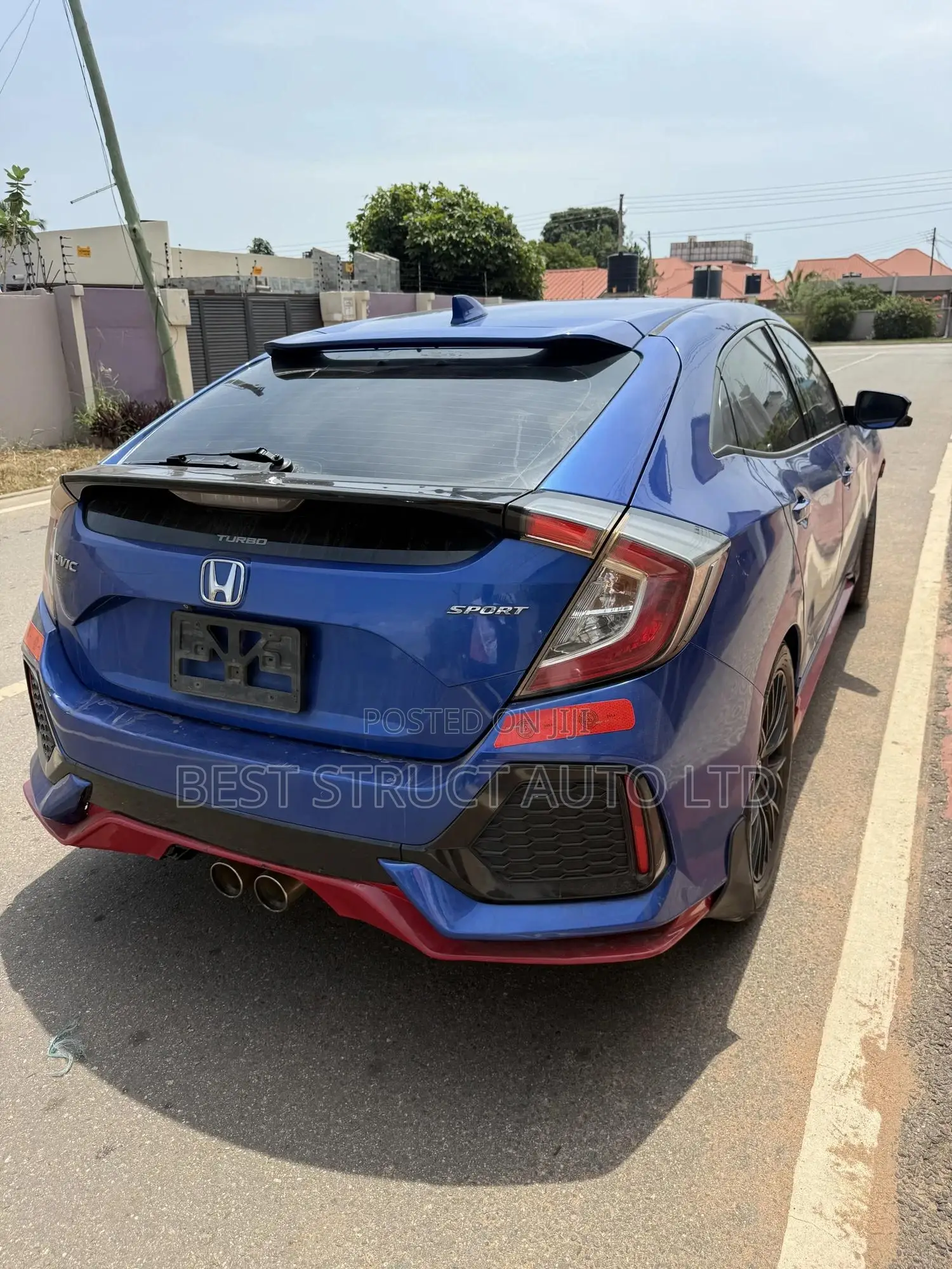Honda Civic Sport 4dr Hatchback (1.5L 4cyl) 2017 Blue