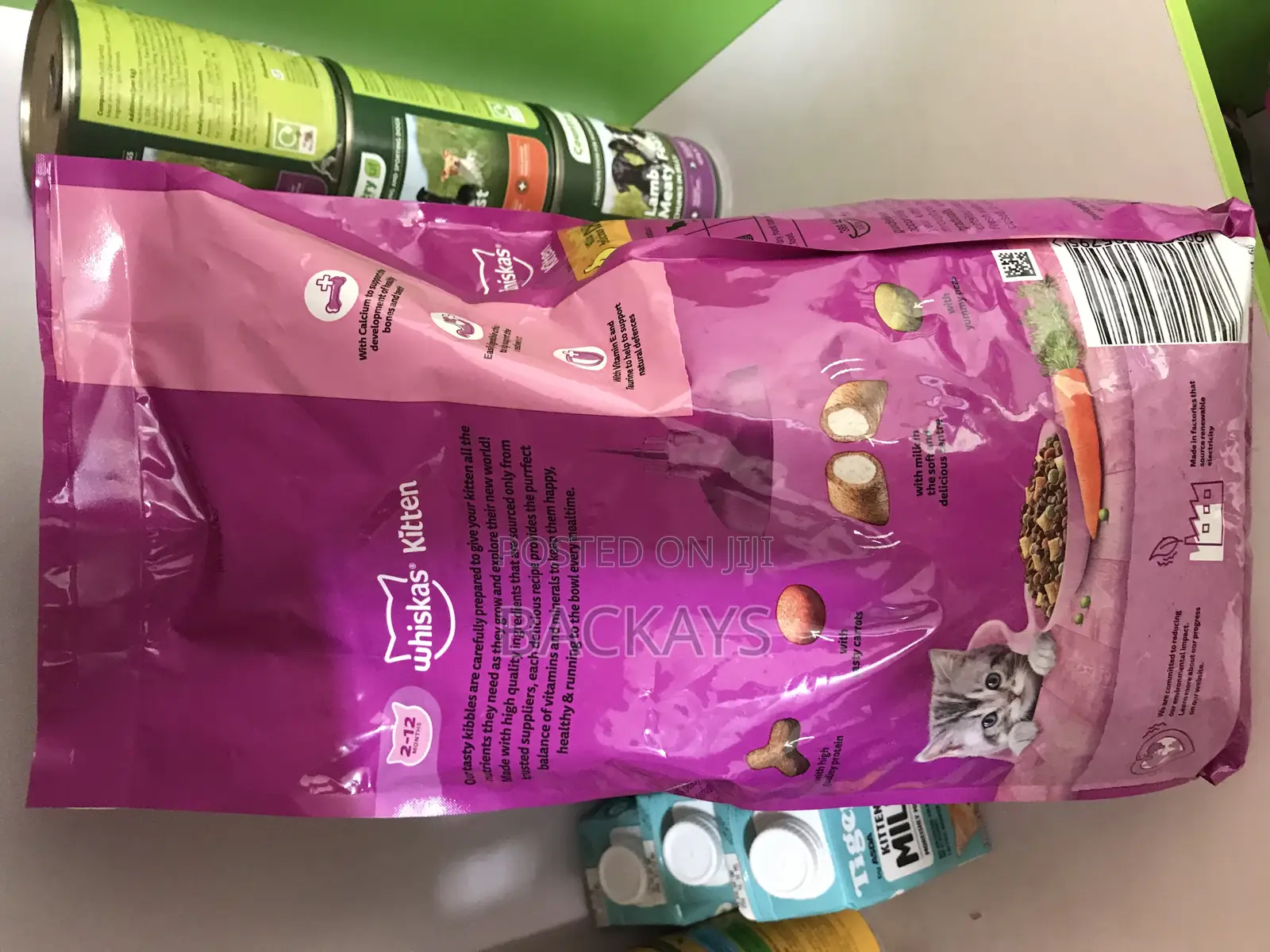 Whiskas Kitten Dry Food (2kg) - For Healthy Growth Development