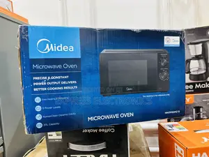 Ultra Modern Sleek Black Microwave 20l