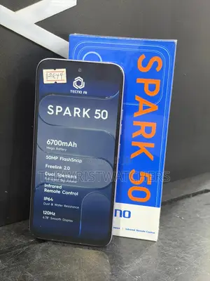 New Tecno Spark 50 128 GB Black