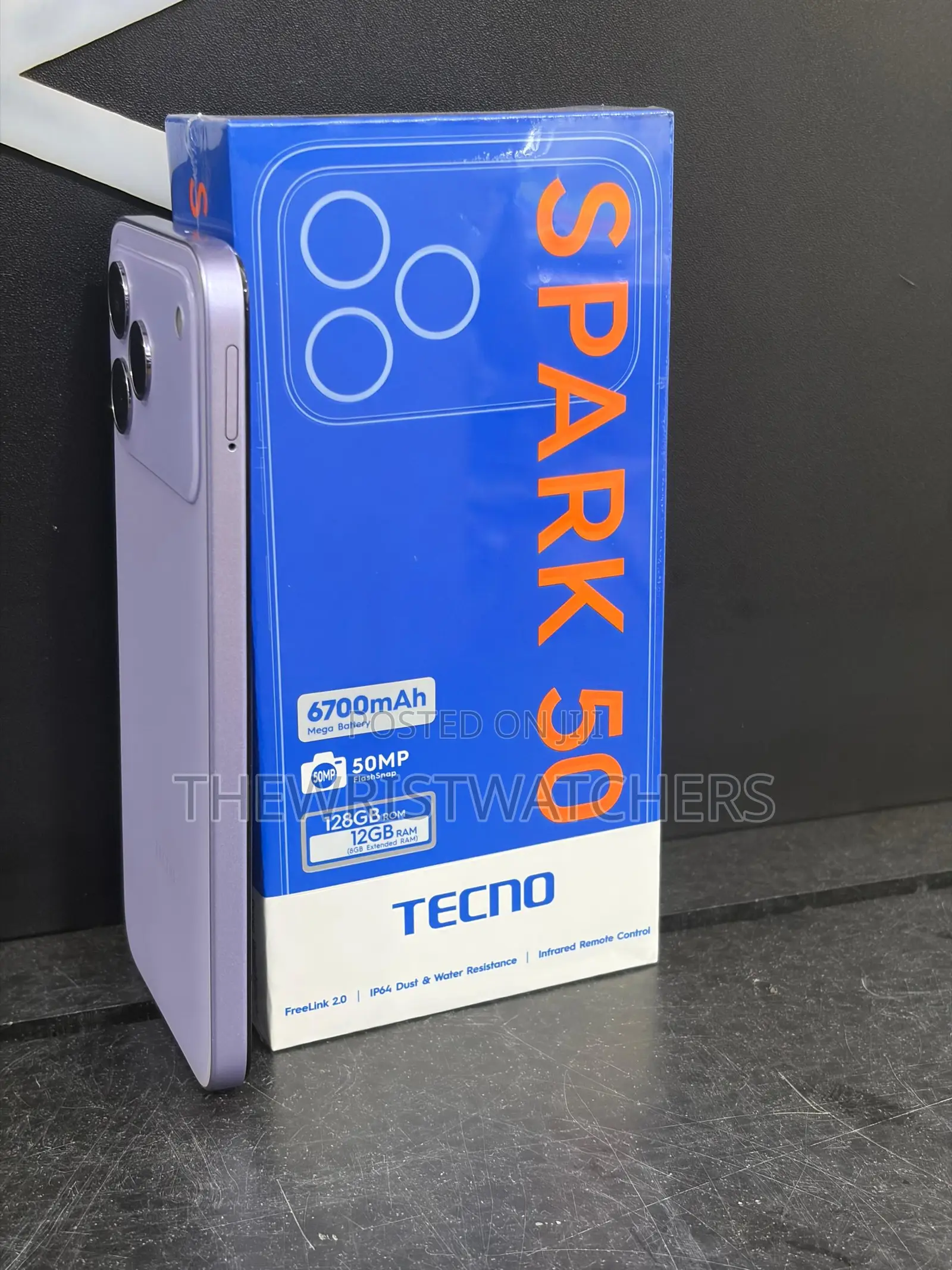 New Tecno Spark 50 128 GB Black