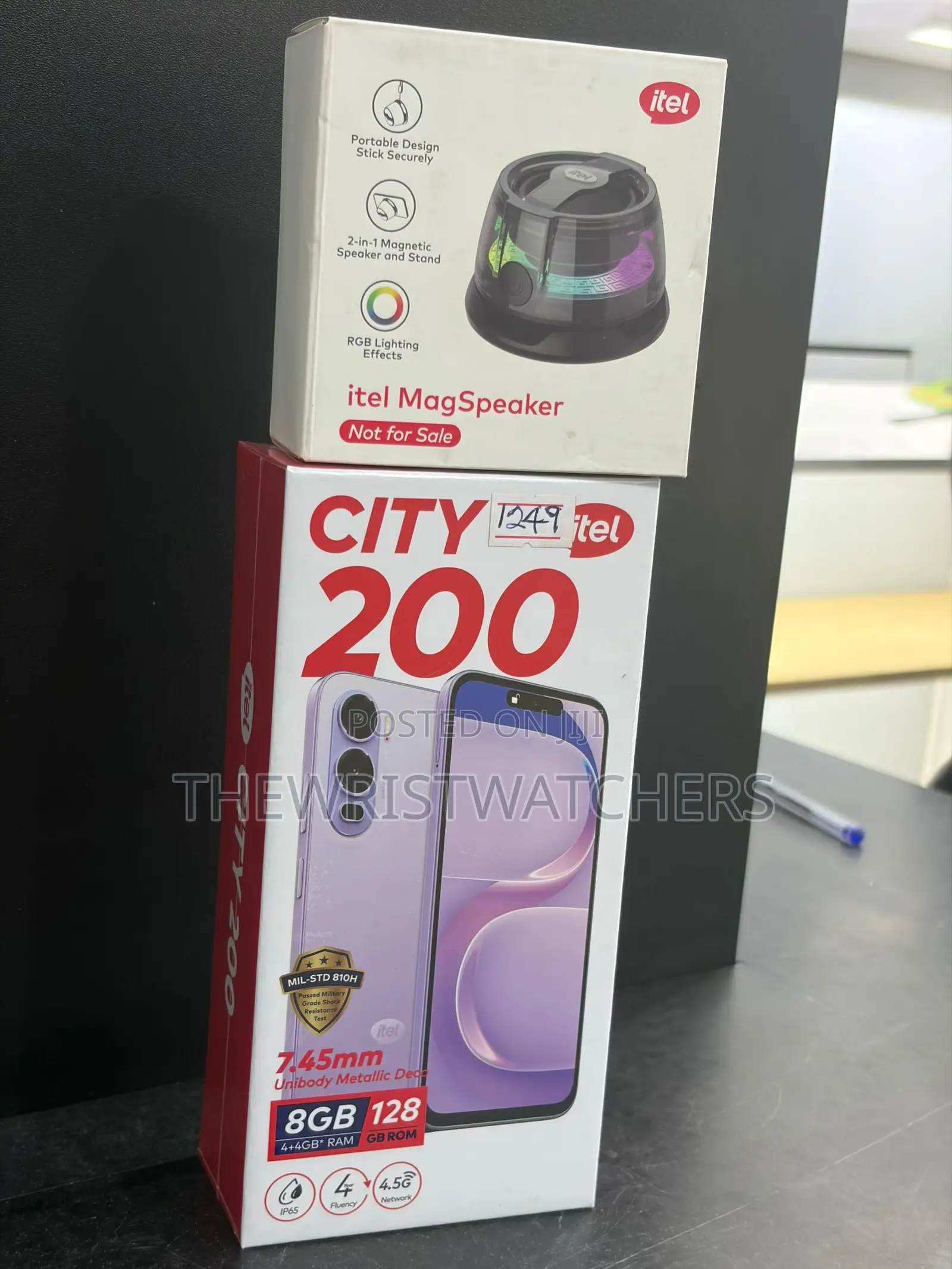 New Itel City 200 128 GB Black
