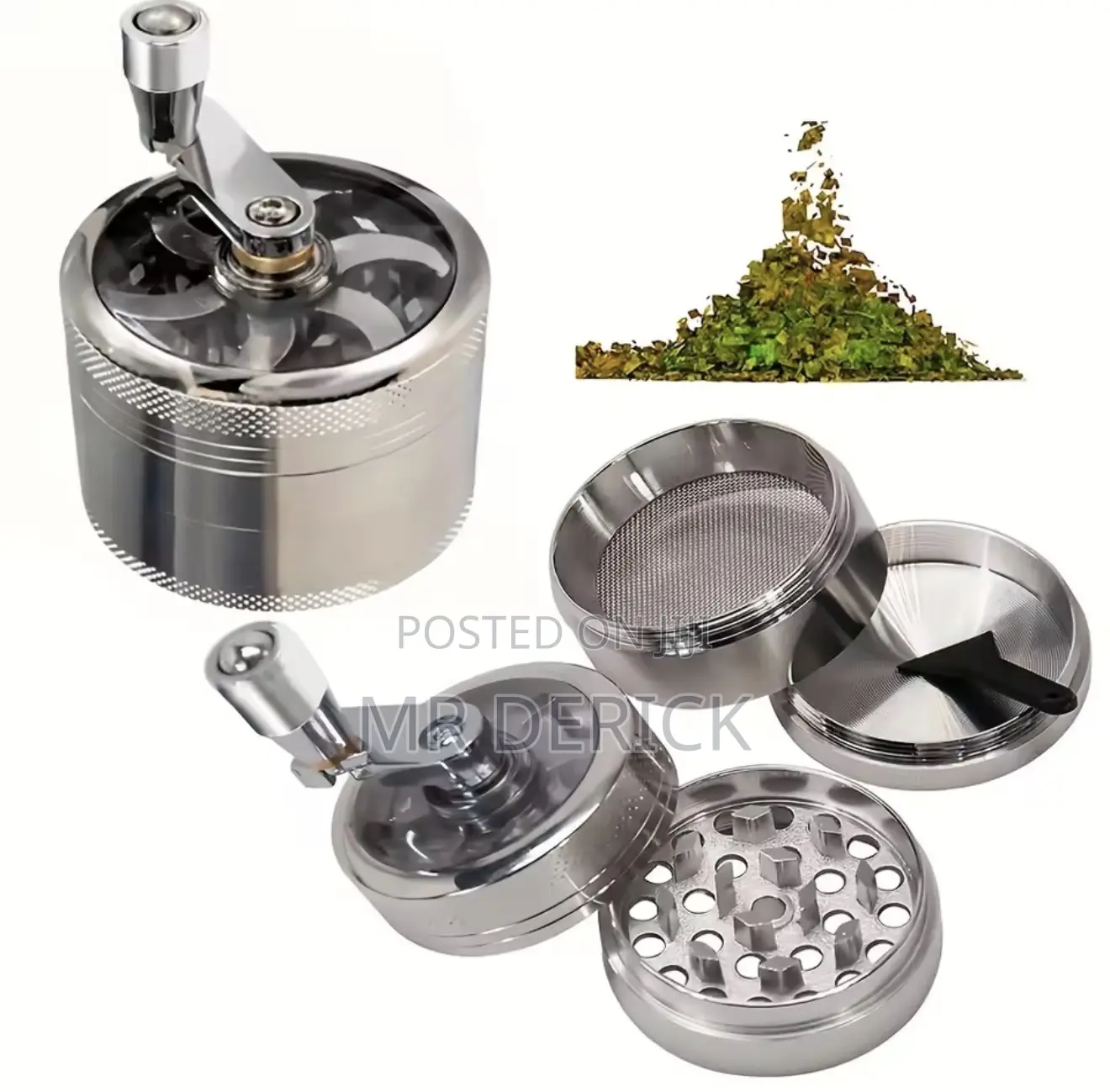 Premium Metal Herb Crusher – Smooth, Fast Durable