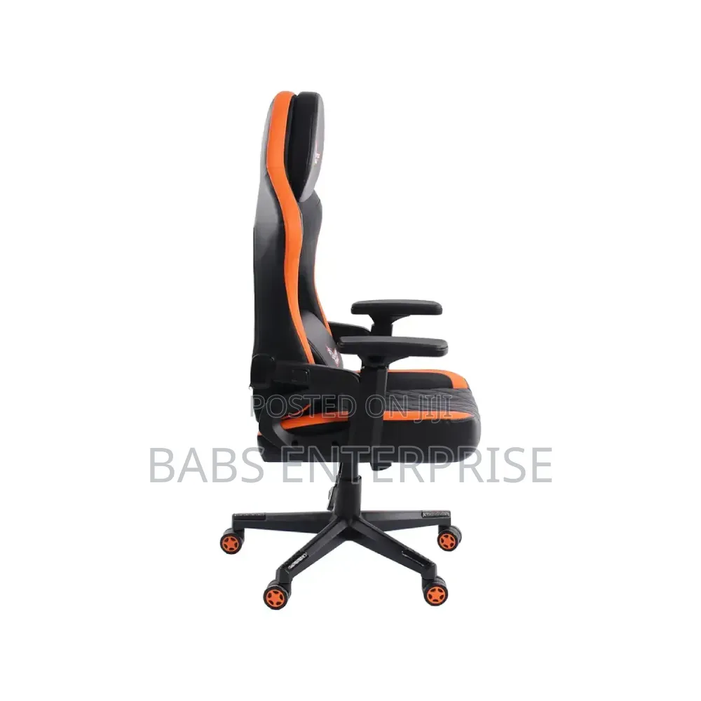 Porodo Gaming Ergonomic Gaming Chair – Black/Orange
