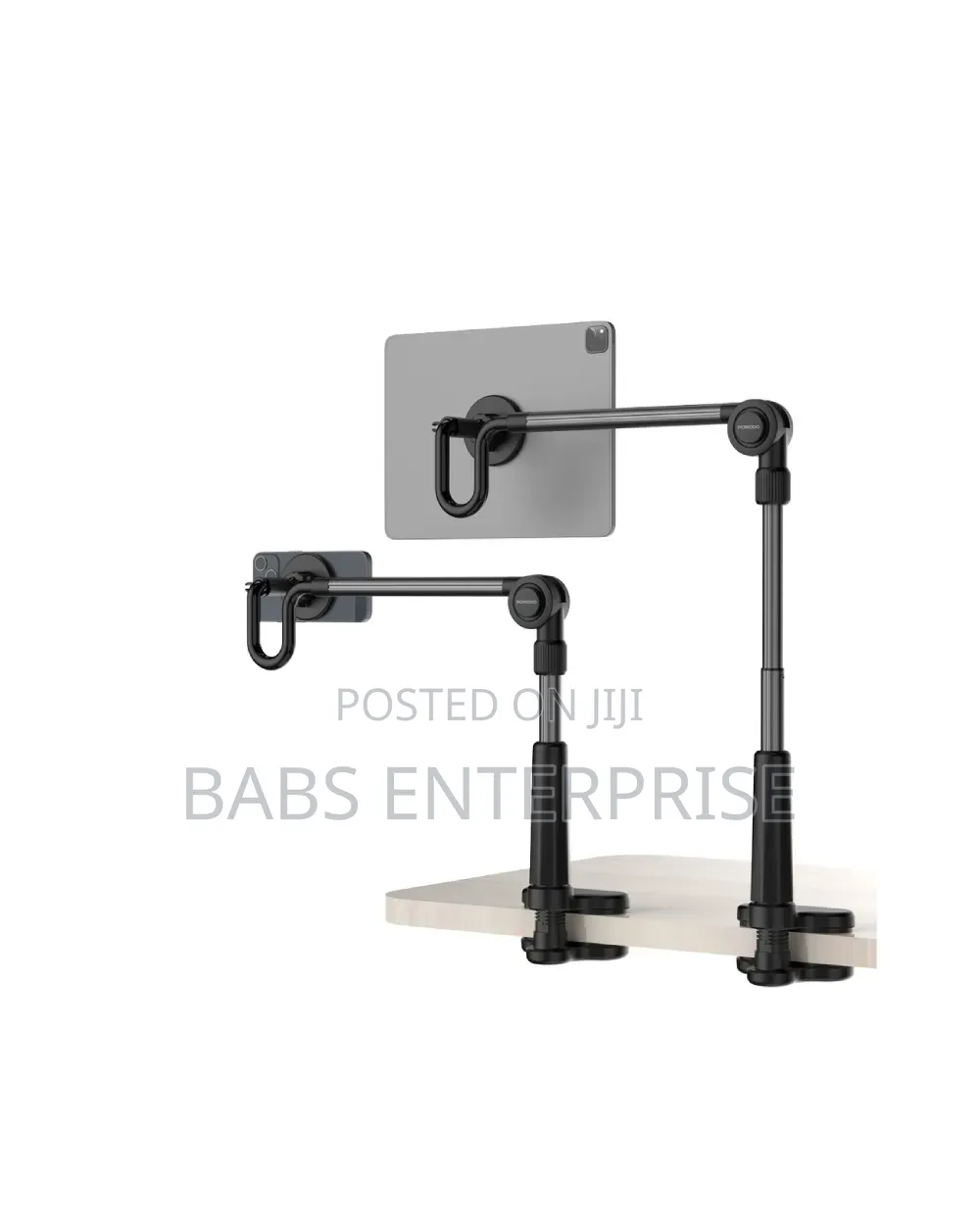Porodo Lazy Man Stand With Magnetic Suction 92cm – Black