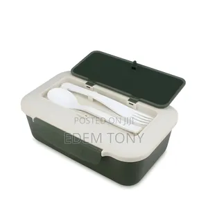 Bento Lunch Box Set for Kids Gray or Green