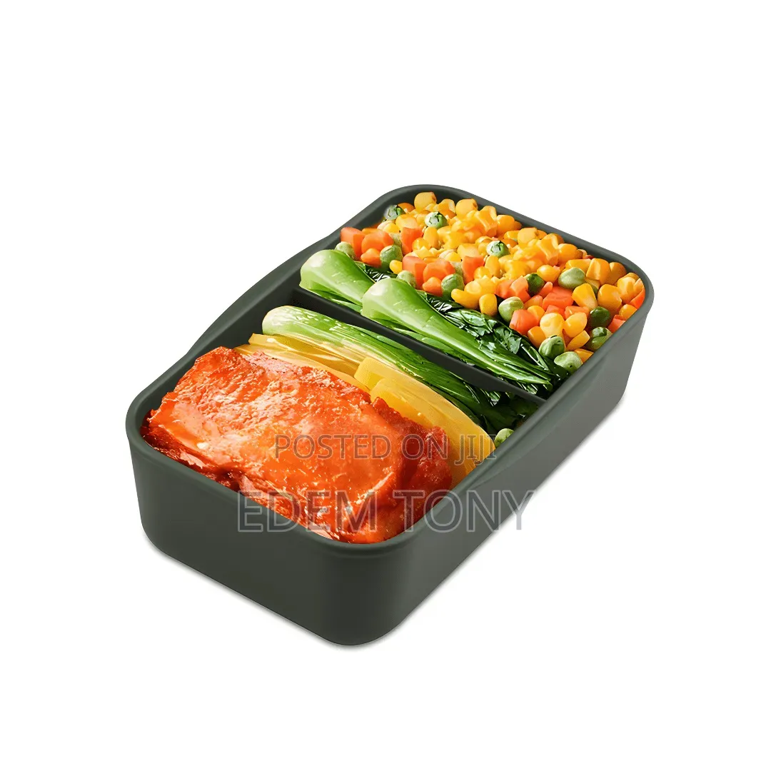 Bento Lunch Box Set for Kids Gray or Green