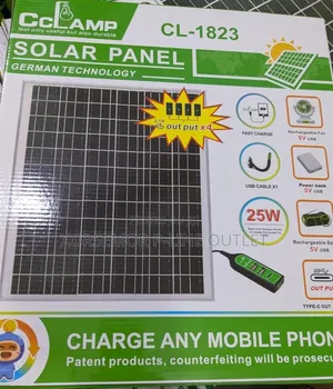 Cl- 1823 Solar Panel 25w 5v
