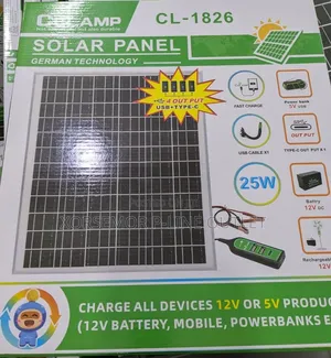 Cl- 1826 25w 18/5v Solar Panel