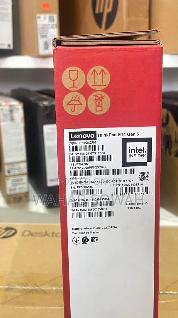 New Laptop Lenovo ThinkPad E14 Gen 6 8GB Intel Core Ultra 5 SSD 512GB