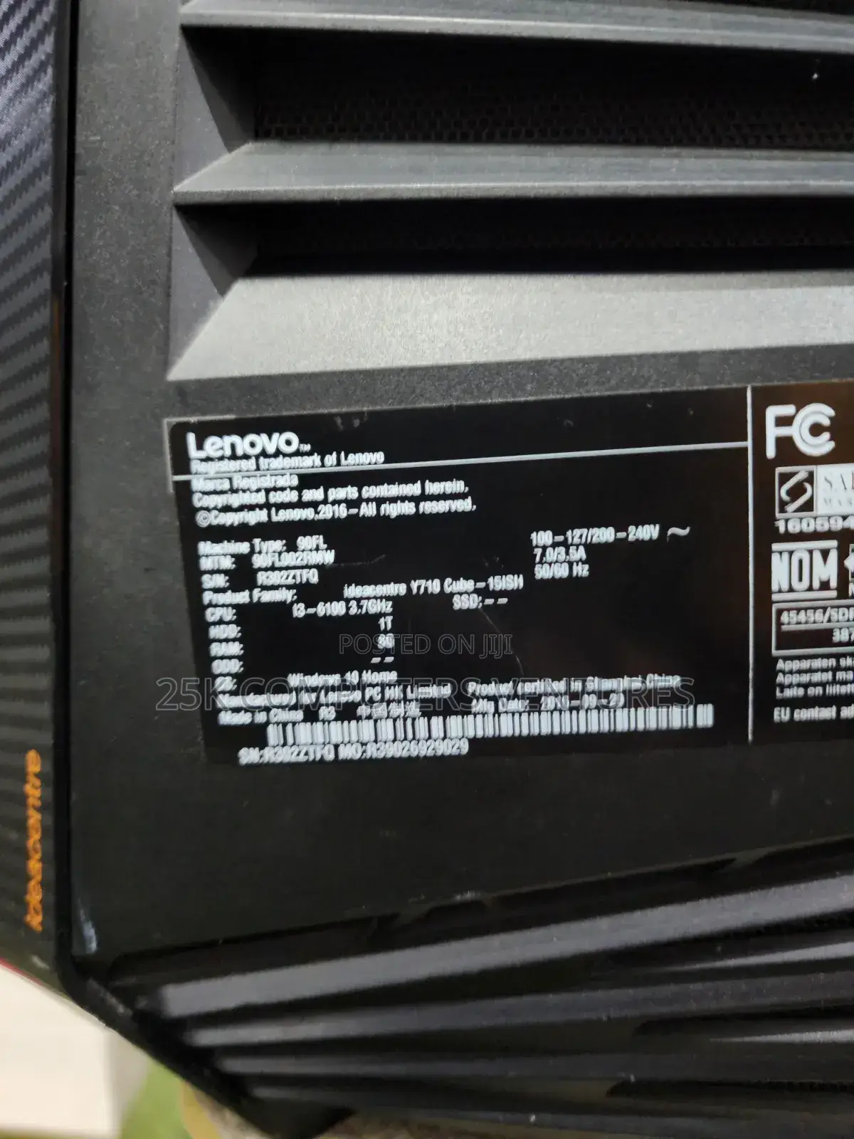 Desktop Computer Lenovo ideacentre 720 16GB Intel Core i5 HDD+SSD 1.5T