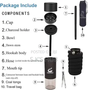 Portable Shisha Pot for Car Travel