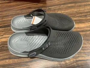 Original Crocs Literide Clogs – Super Comfortable | Black Grey | New