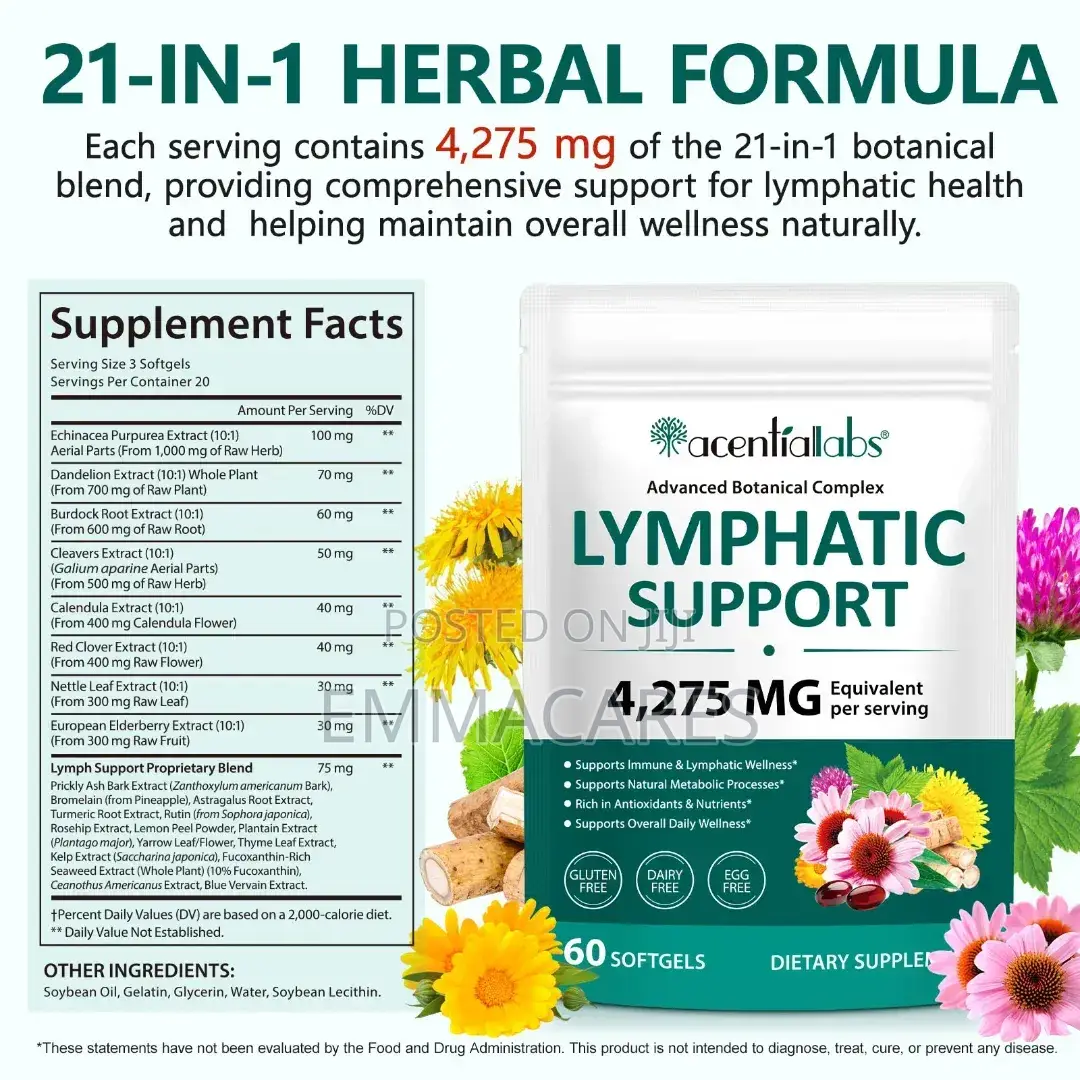 Acentiallabs Lymphatic Support