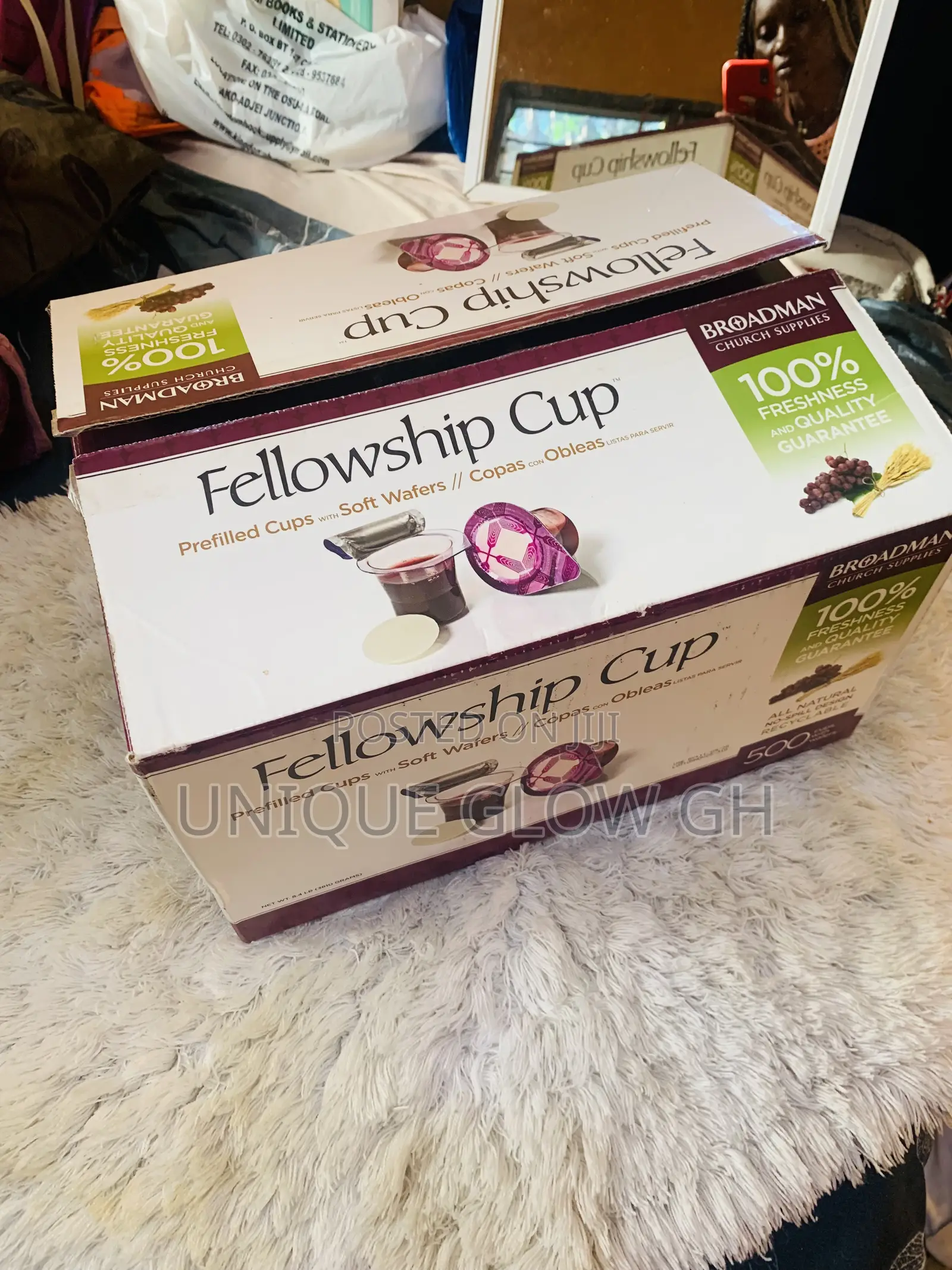 Foreign (Usa) Prefilled Communion Wine Wafer 500pcs Broadman