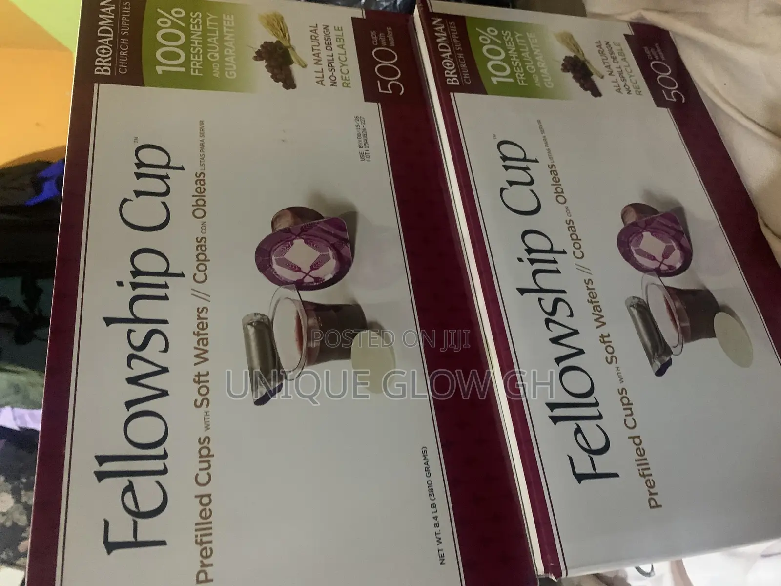 Foreign (Usa) Prefilled Communion Wine Wafer 500pcs Broadman