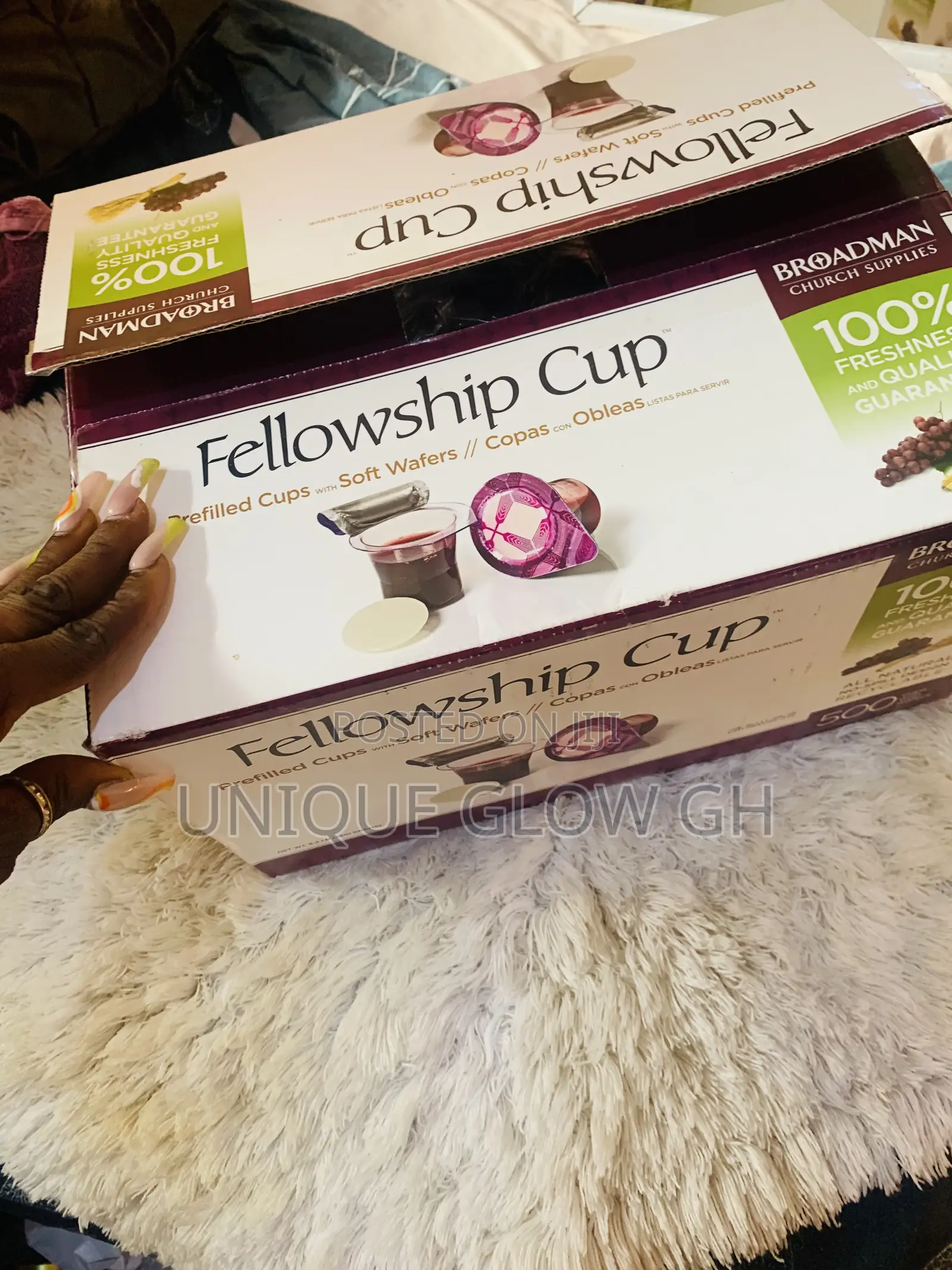 Foreign (Usa) Prefilled Communion Wine Wafer 500pcs Broadman