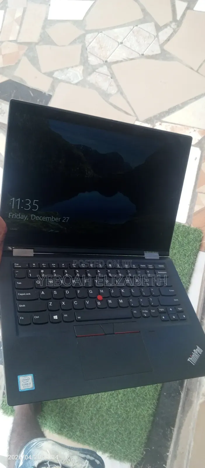 Laptop Lenovo ThinkPad X390 Yoga 8GB Intel Core i7 SSD 256GB