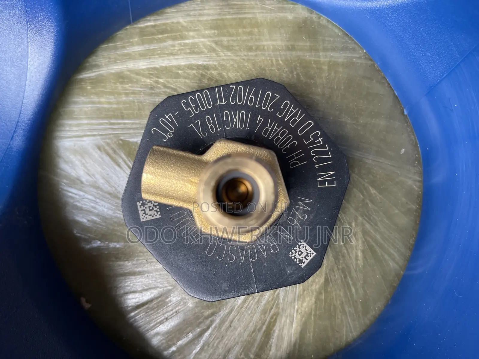 9kg Fiberglass Cylinder + Original SRG Gas Regulator[18.2liter]