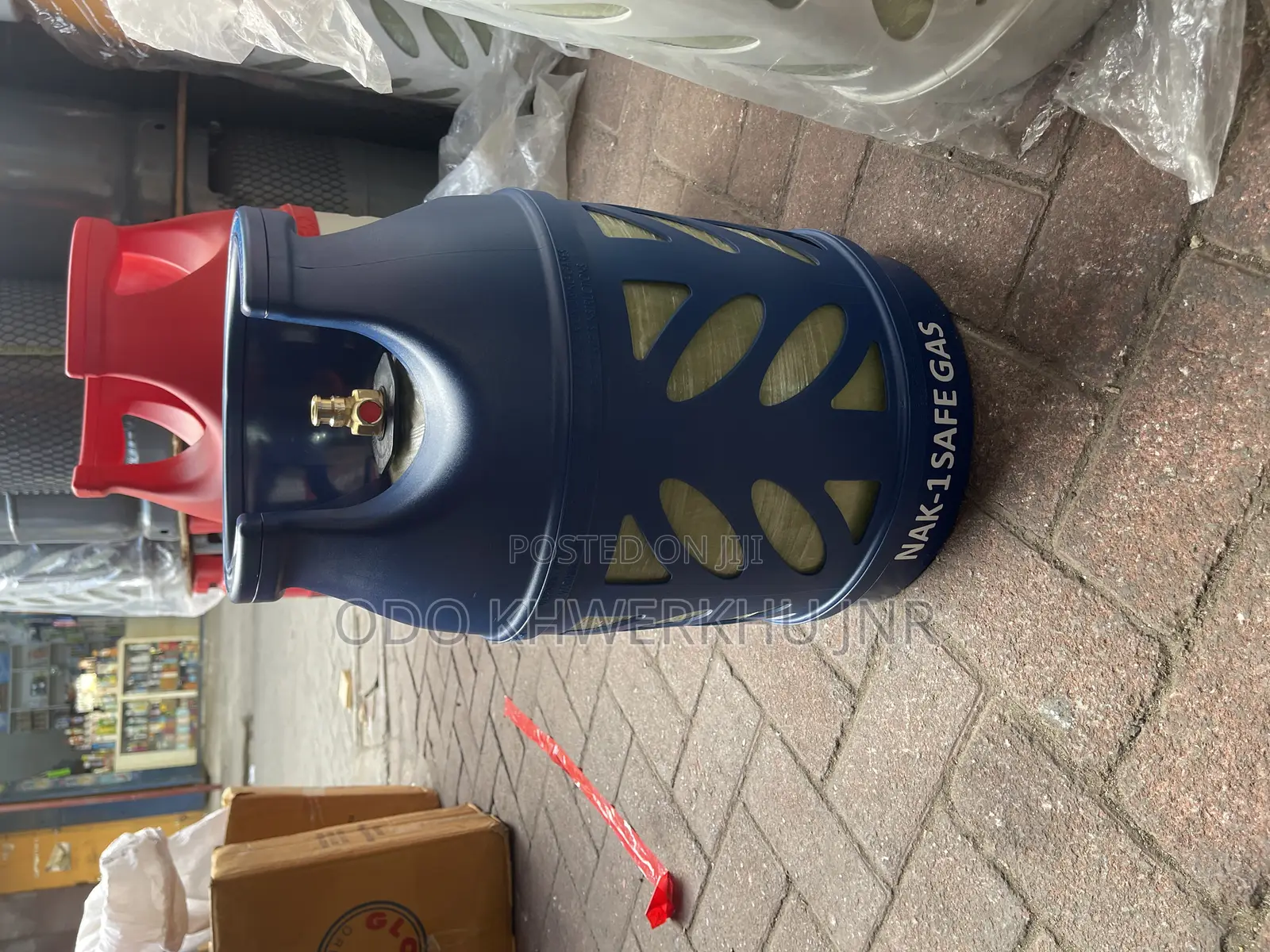 9kg Fiberglass Cylinder + Original SRG Gas Regulator[18.2liter]