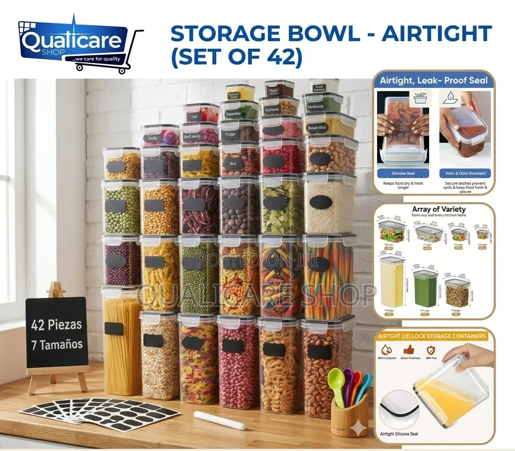 Storage Container - Airtight (Set Of 42)