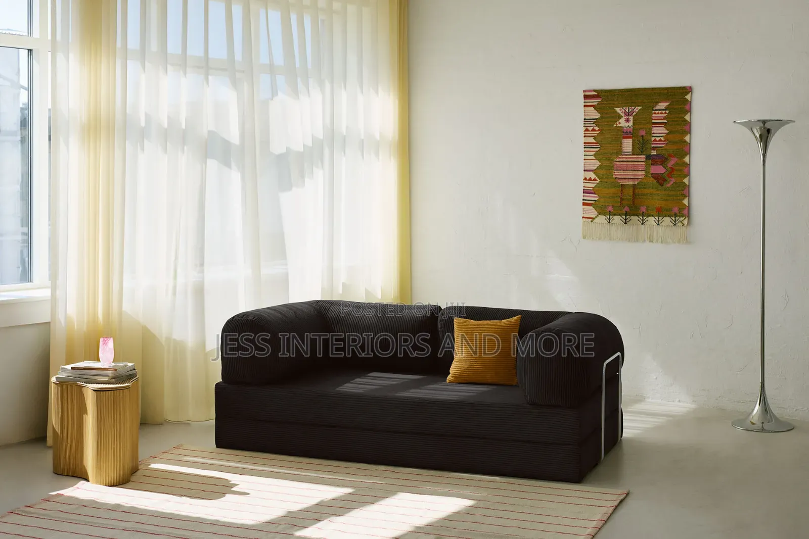 Sofa Bed (Black) Compressed Sofa