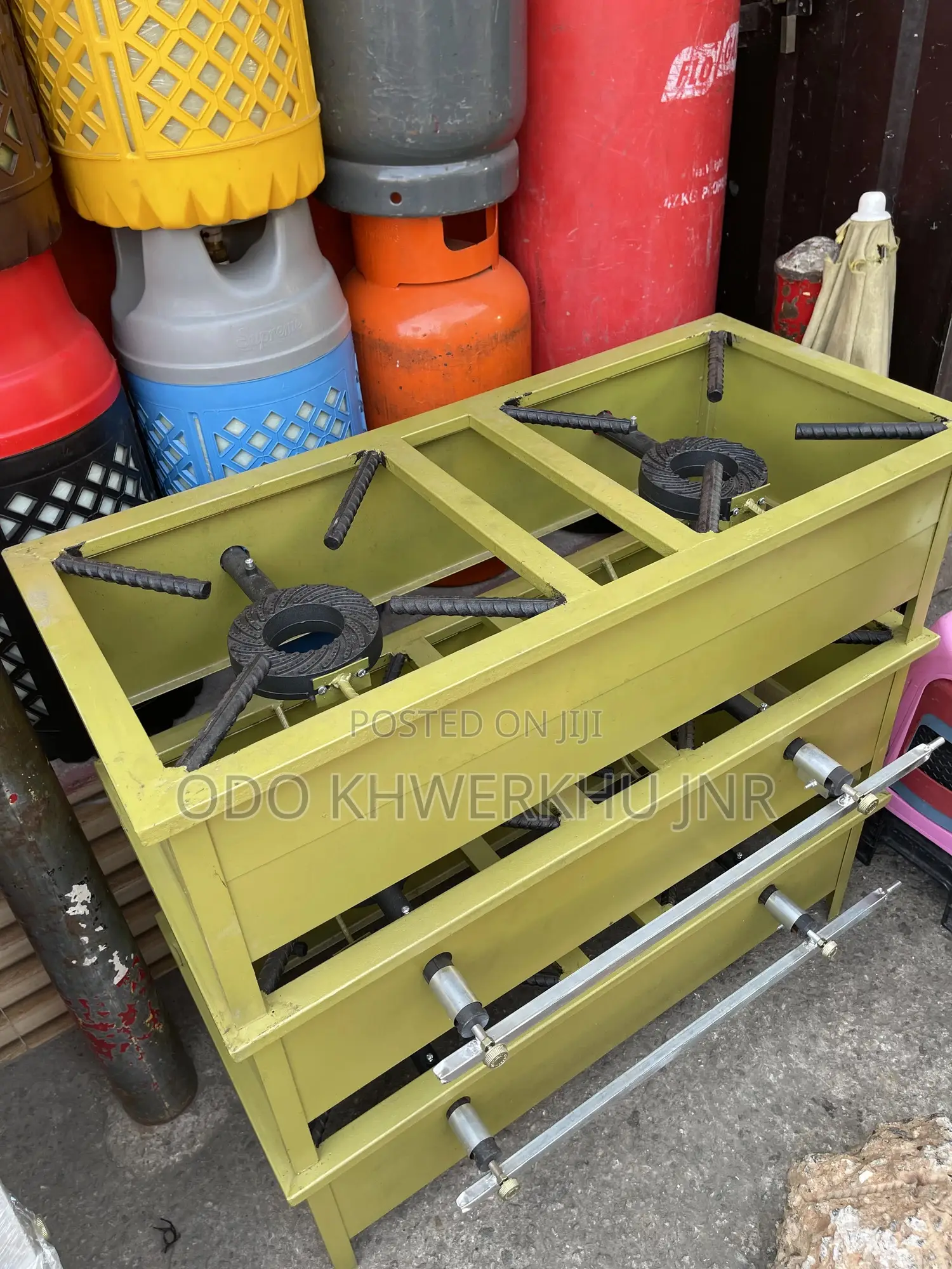 2 Burners Commercial Stove