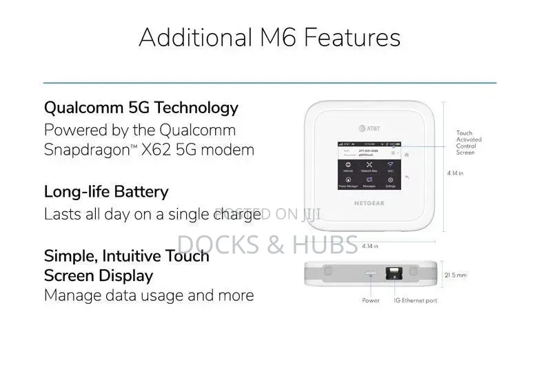 Netgear Nighthawk M6 5g - Wifi 6 Mobile Hotspot Router Upto 2.5gbps