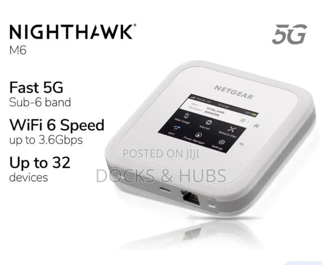 Netgear Nighthawk M6 5g - Wifi 6 Mobile Hotspot Router Upto 2.5gbps