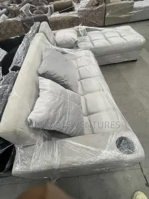Brand New L-Shaped Sectional – Luxury in Light Grey*