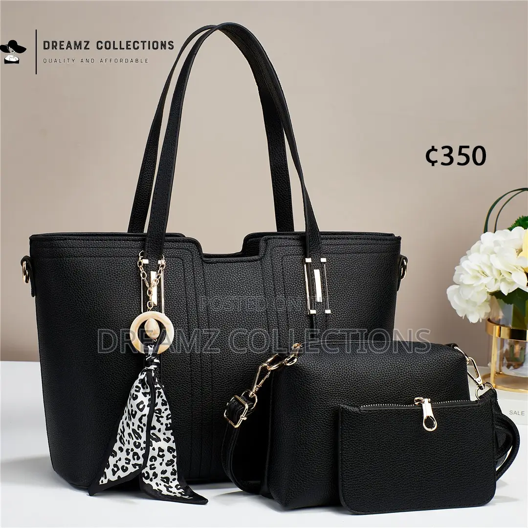 Elegant 3-Piece Handbag Set