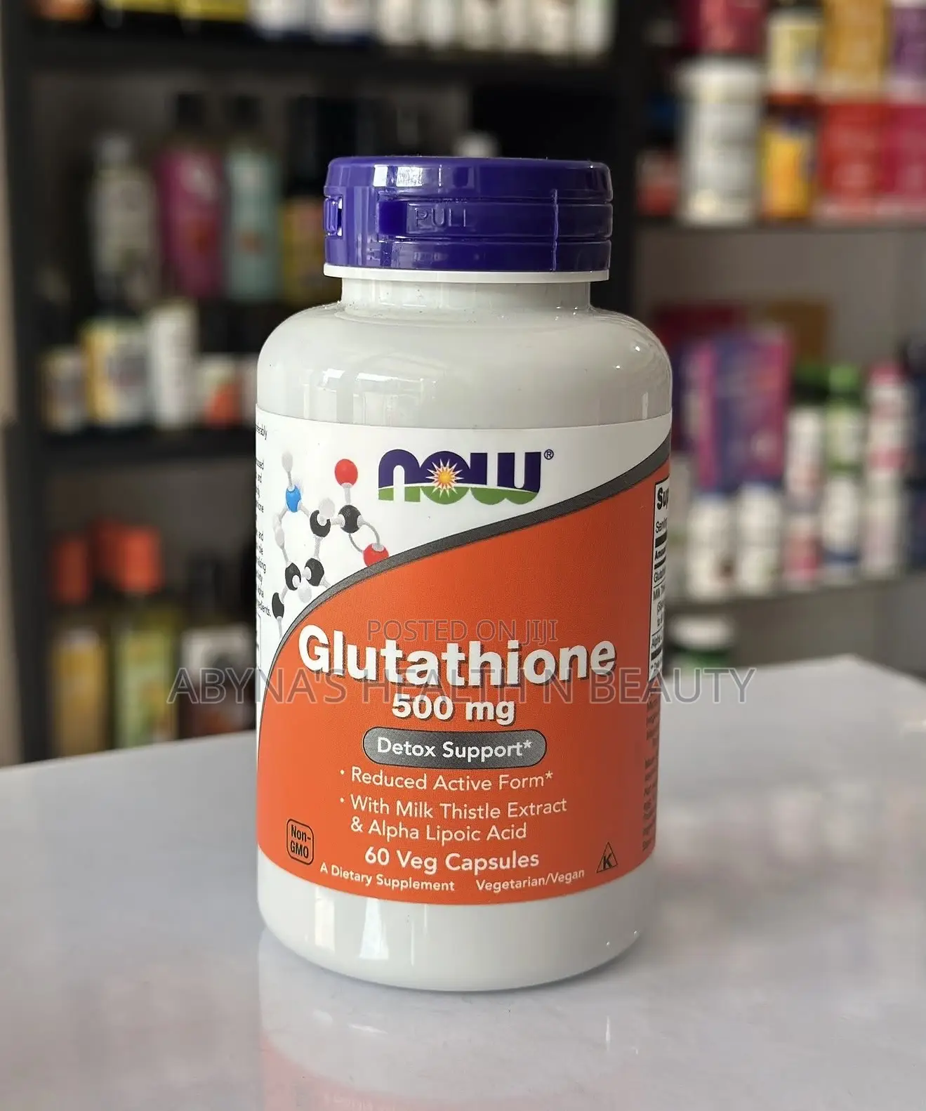 Now Glutathione 500mg Detox Support