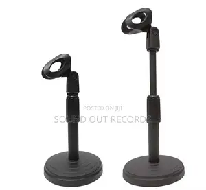 Mini Round Base Desktop Microphone Stand