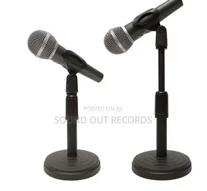 Mini Round Base Desktop Microphone Stand