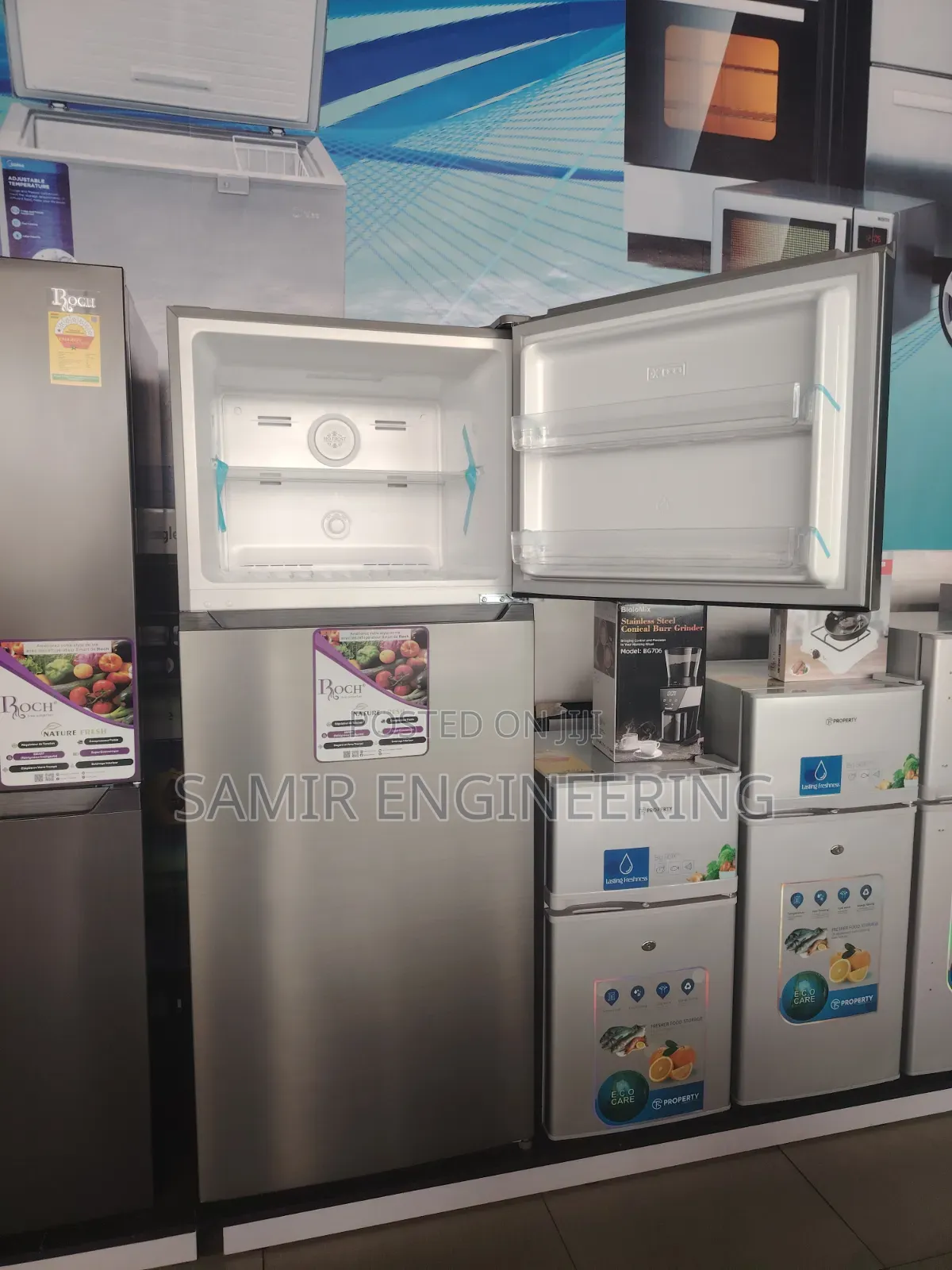 Roch 415l No Frost Double Door Fridge (Rfr-525dt-B)