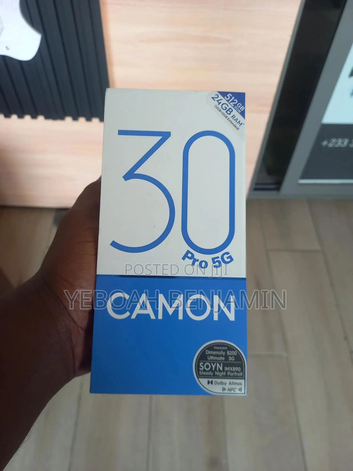 New Tecno Camon 30 Pro 5G 512 GB Black