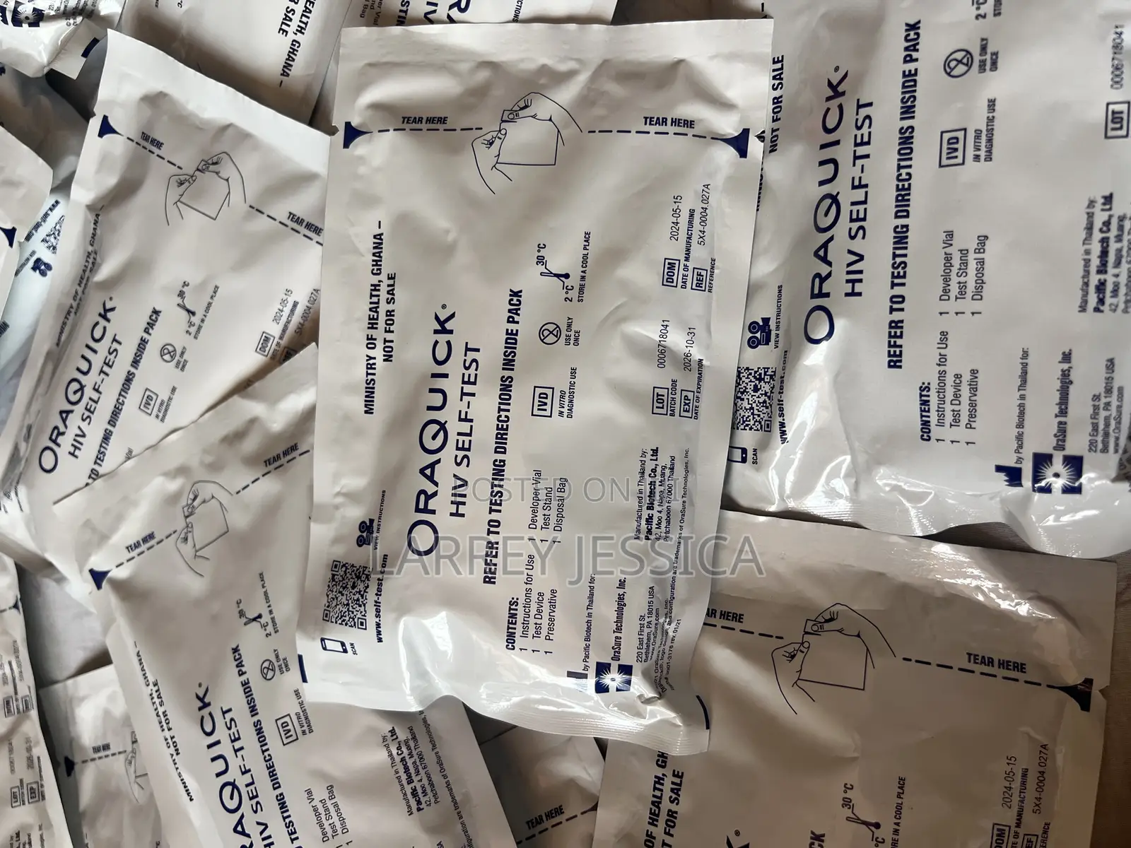 Oraquick Hiv Self-Test Kit.