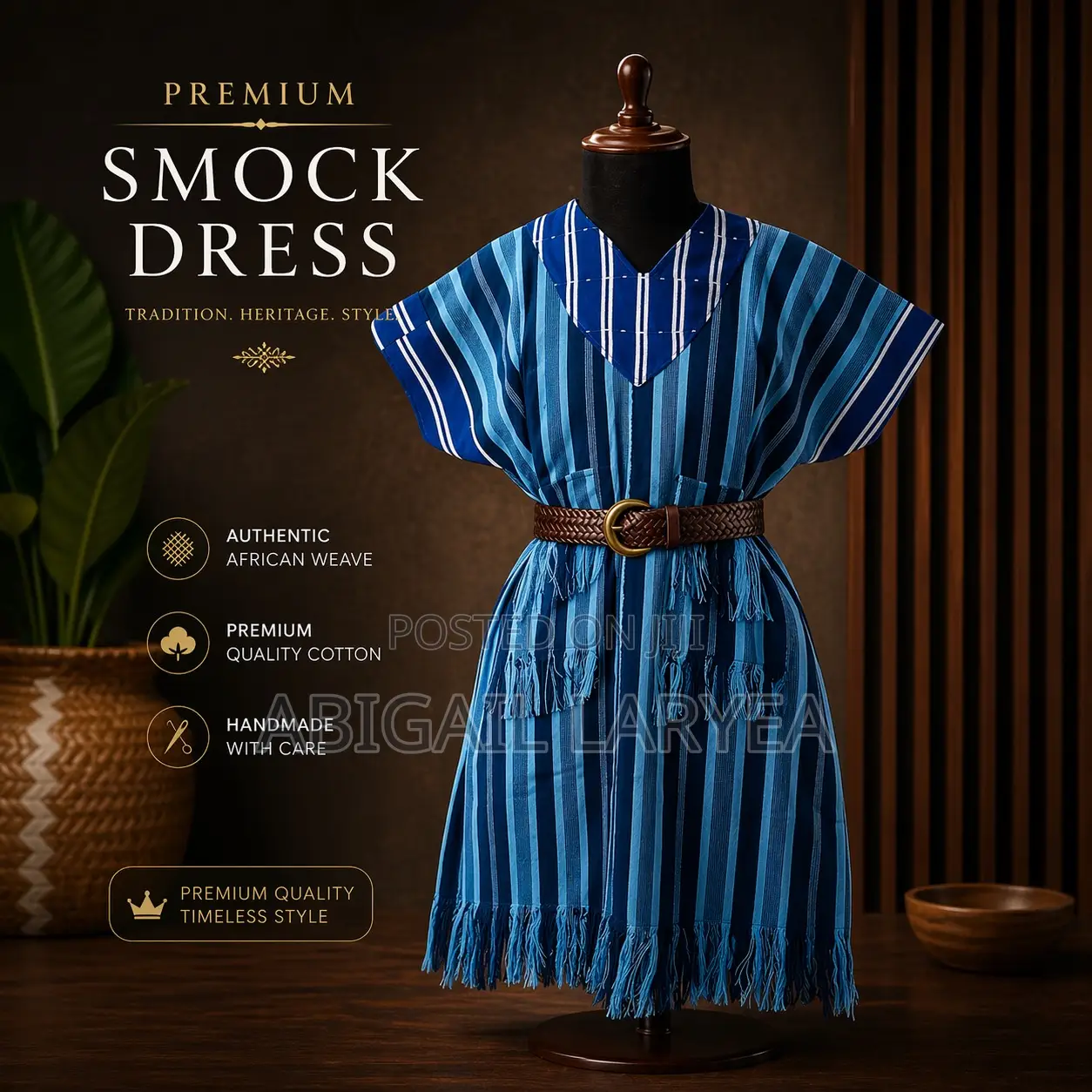 Beautiful Ladies Smock Dress