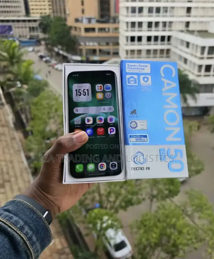 New Tecno Camon 50 Pro 256 GB Black
