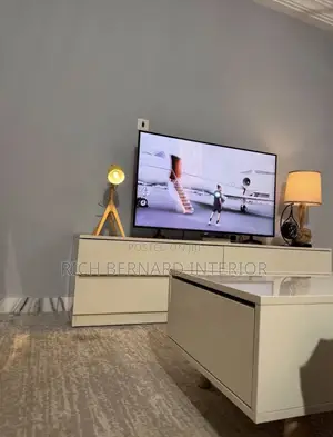 Living Home Set : 6 Feet Tv Stand + Center Table + 6 Drawer Chest