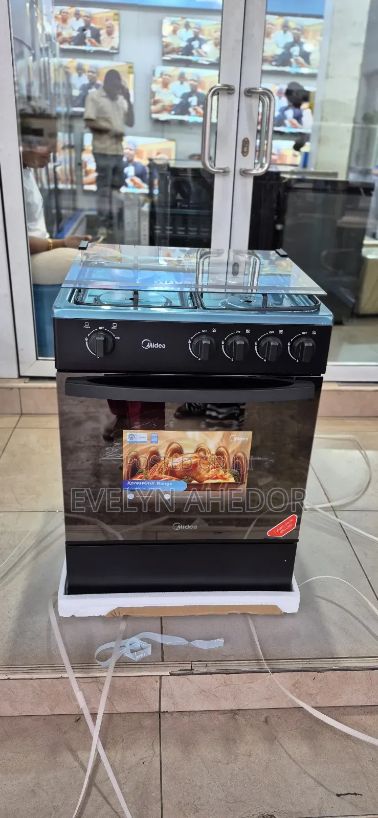 Midea Gas Cooker 60by60 With Oven and Grill Available