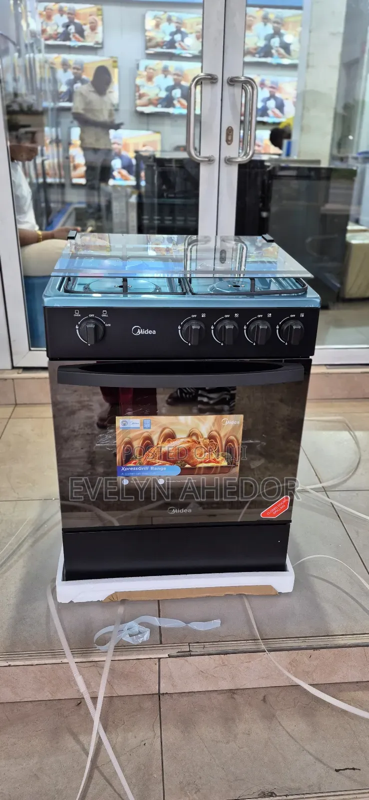 Midea Gas Cooker 60by60 With Oven and Grill Available