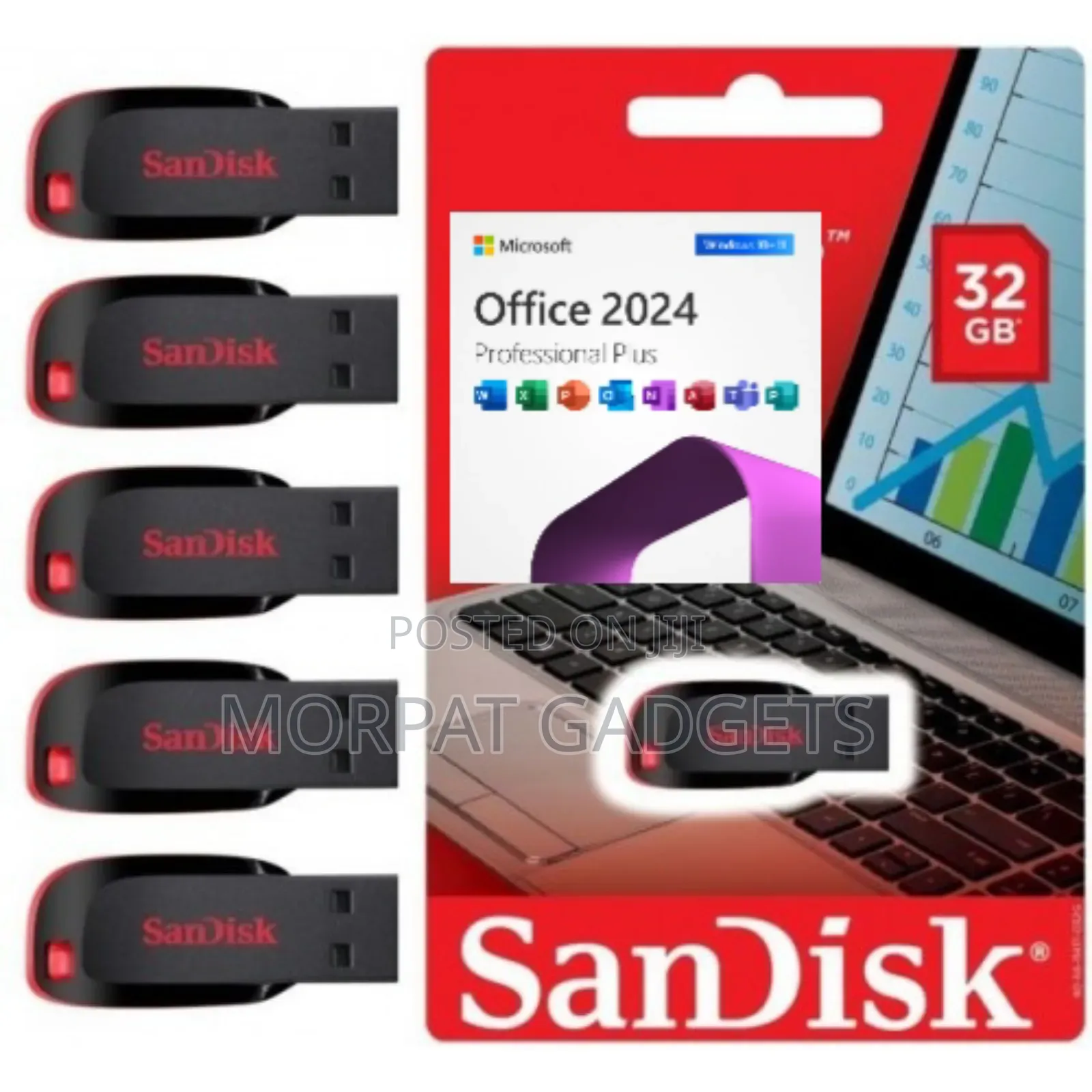 ‎32gb Usb Pendrive (With Microsoft Office 2024 Inside)