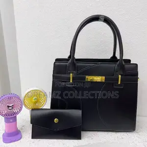 Geometric Panel Handbag Set