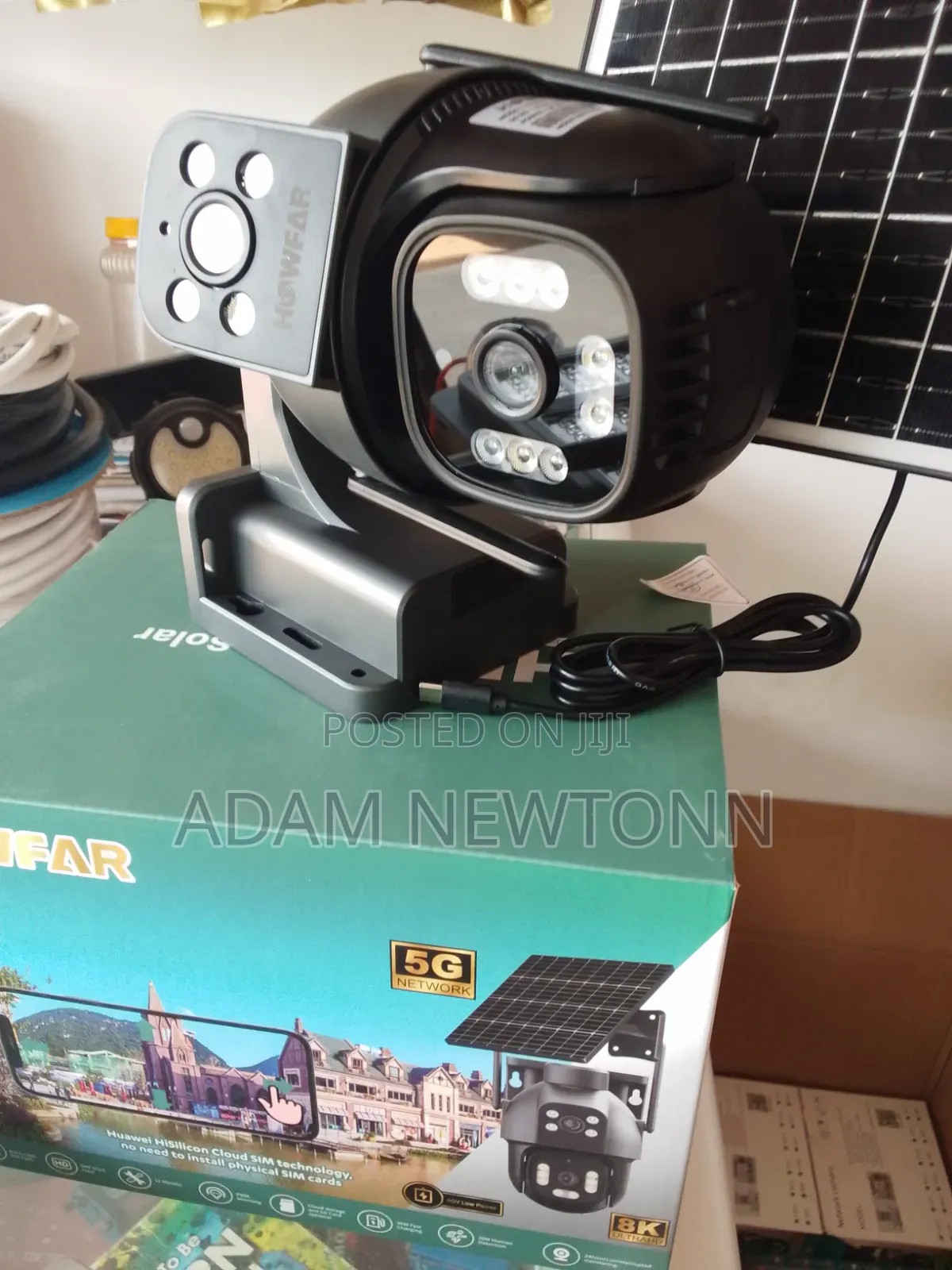 4g Dual Lens Solar CCTV Camera